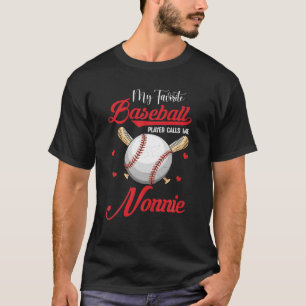 Mein Lieblings-Baseball-Spieler nennt mich Nonnie T-Shirt