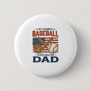 Mein Lieblings-Baseballspieler nennt mich Papa Vin Button