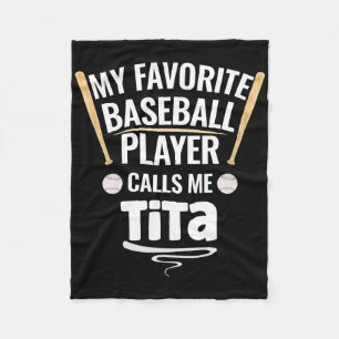 Mein Lieblings-Baseballspieler nennt mich Tita Fleecedecke