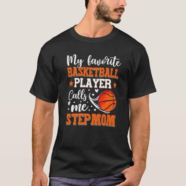 Mein Lieblings-Basketball-Spieler nennt mich Stepa T-Shirt (Vorderseite)