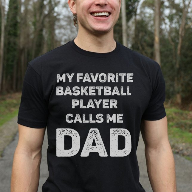 Mein Lieblings-Basketball-Spieler nennt mich Vater T-Shirt (Von Creator hochgeladen)