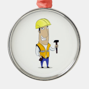 MEIN LIEBLINGS *BAUARBEITER* ORNAMENT AUS METALL