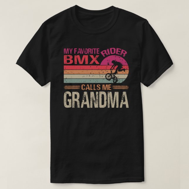 Mein Lieblings-BMX-Fahrer nennt mich Großvater-Vat T-Shirt (Design vorne)