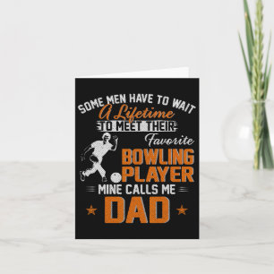 Mein Lieblings-Bowling-Player nennt mir Vater-Gesc Karte
