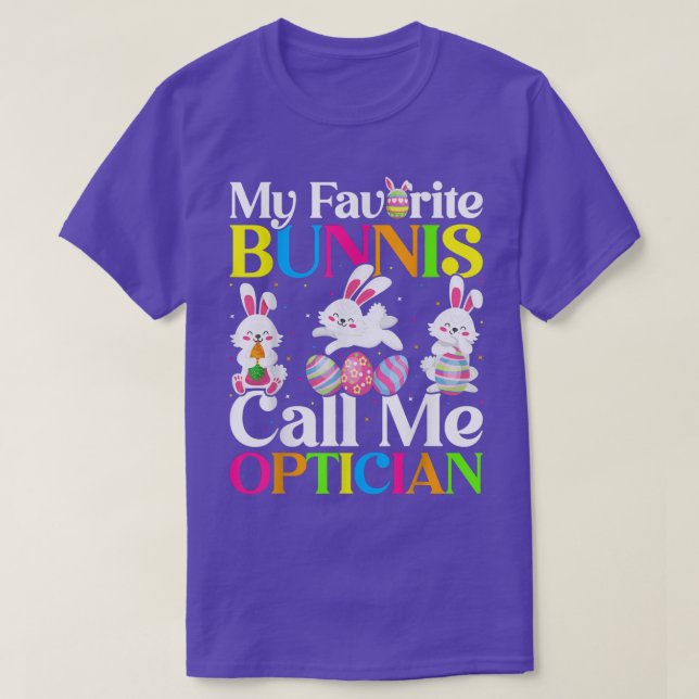 Mein Lieblings-Bunny nennen mich Optimierer Ostern T-Shirt (Design vorne)
