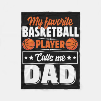 Mein Lieblings-Bysketbyll-Player nennt mich Vater  Fleecedecke