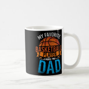 Mein Lieblings-Bysketbyll-Player nennt mich Vater  Kaffeetasse