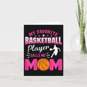 Mein Lieblings-Bysketbyll-Player ruft mich Mama 3 Karte