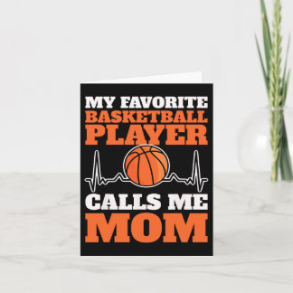 Mein Lieblings-Bysketbyll-Player ruft mich Mama 4 Karte