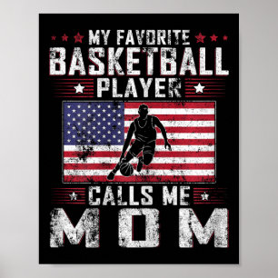 Mein Lieblings-Bysketbyll-Player ruft mich Mama Mu Poster
