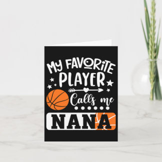 Mein Lieblings-Bysketbyll-Player ruft mich Nana 3  Karte