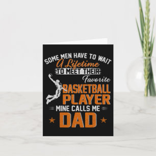 Mein Lieblings-Bysketbyll-Player ruft mir Vater-Ge Karte