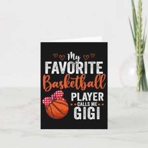 Mein Lieblings-Bysketbyll-Spieler nennt mich Gigi Karte