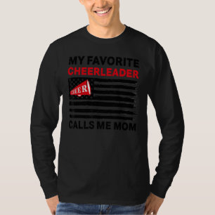 Mein Lieblings-Cheerleader nennt mich Mama Usa Fla T-Shirt