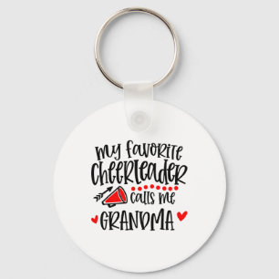 Mein Lieblings-Cheerleader nennt mich Oma Funny Ch Schlüsselanhänger