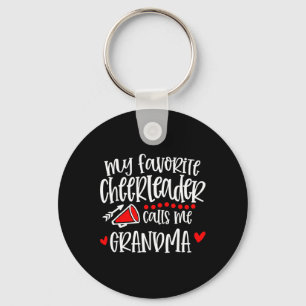Mein Lieblings-Cheerleader nennt mich Oma Lustiger Schlüsselanhänger