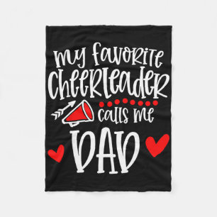 Mein Lieblings-Cheerleader nennt mich Papa Lustige Fleecedecke