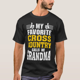 Mein Lieblings-Cross-Country nennt mich Oma T-Shirt