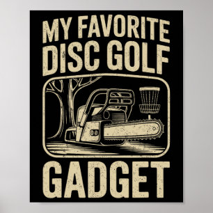 Mein Lieblings-Discgolf-Gadget Lustiger Discgolf _ Poster