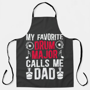 Mein Lieblings Drum Major Dad eines Schlagzeugs Schürze