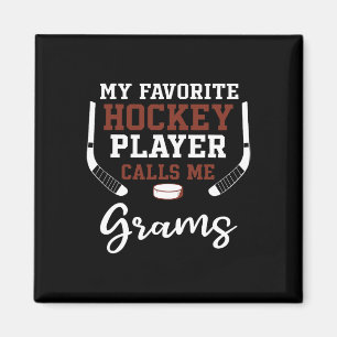 Mein Lieblings-Eishockeyspieler nennt mich Grams Magnet