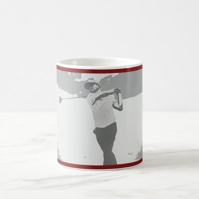 Mein Lieblings-Golflehrer-Morphing-Mug Verwandlungstasse (Mittel)