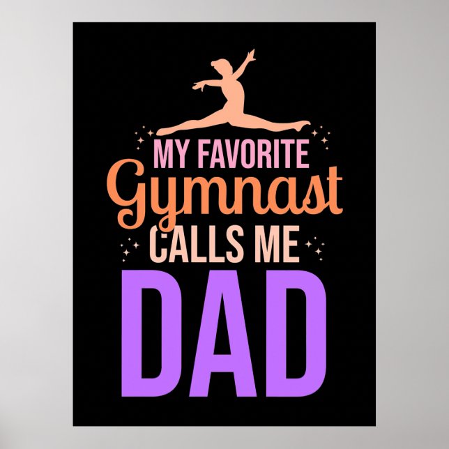 Mein Lieblings-Gymnast nennt mich Vater Poster (Vorne)