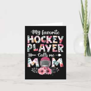 Mein Lieblings-Hockey-Spieler nennt Me Mama Hockey Karte