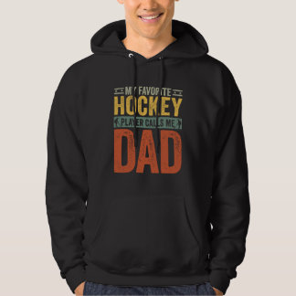 Mein Lieblings-Hockeyspieler nennt mich Dad Vintag Hoodie