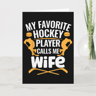 Mein Lieblings-Hockeyspieler nennt mich Frau  Karte