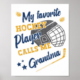 Mein Lieblings-Hockeyspieler nennt mich Oma, Hocke Poster