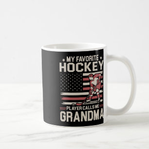 Mein Lieblings-Hockeyspieler nennt mich Oma US-Fla Kaffeetasse