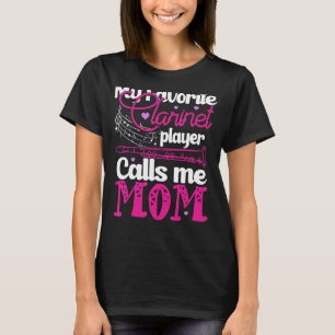 Mein Lieblings-Klarinettenspieler nennt mir Mama K T-Shirt