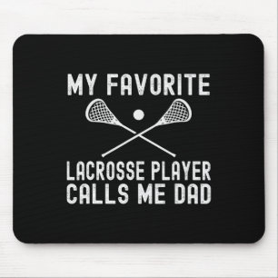Mein Lieblings-Lacrosse-Player nennt mich Vater-Vä Mousepad