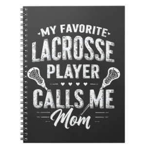 Mein Lieblings-Lacrosse-Player ruft mich Mama an Notizblock