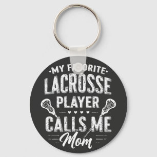 Mein Lieblings-Lacrosse-Player ruft mich Mama an Schlüsselanhänger