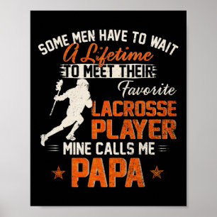 Mein Lieblings-Lacrosse-Spieler ruft mich Papa Fun Poster