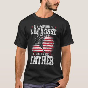 Mein Lieblings-Lacrosse-Spieler ruft mich Vater Va T-Shirt