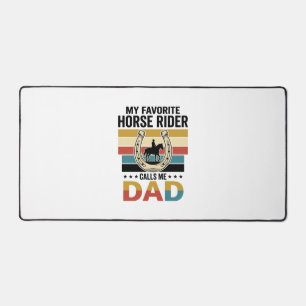 Mein Lieblings-Pferdereiter nennt mich Dad Shirt D Schreibtischunterlage