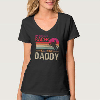 Mein Lieblings-Racer nennt mich Daddy Vintag Vater T-Shirt