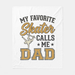 Mein Lieblings-Skater nennt mich Dad Vintage-Shirt Fleecedecke