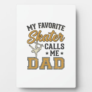 Mein Lieblings-Skater nennt mich Dad Vintage-Shirt Fotoplatte