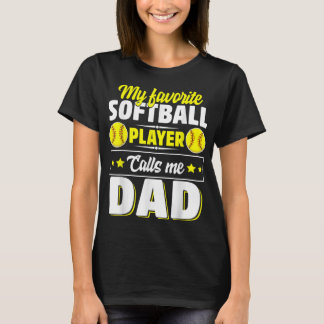 Mein Lieblings-Softball-Player nennt mich Vater Ni T-Shirt