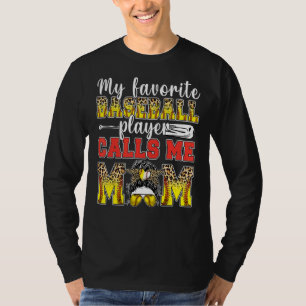 Mein Lieblings-Softball-Spieler nennt mich Mama Le T-Shirt