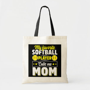 Mein Lieblings-Softball-Spieler nennt mich Mama Mo Tragetasche