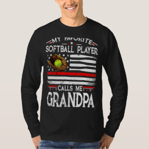 Mein Lieblings-Softball-Spieler nennt mich Opa Ame T-Shirt