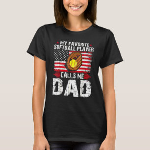 Mein Lieblings-Softballspieler nennt mich Dad Soft T-Shirt