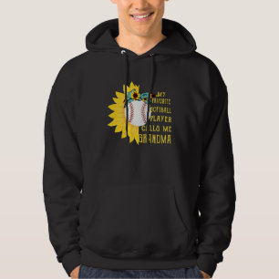 Mein Lieblings-Softballspieler nennt mich Oma Mutt Hoodie