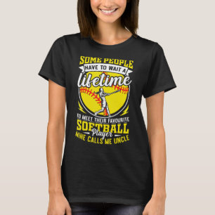 Mein Lieblings-Softballspieler nennt mich Onkel-Mä T-Shirt