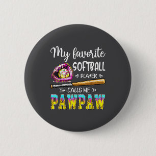 Mein Lieblings-Softballspieler nennt mich Pawpaw S Button